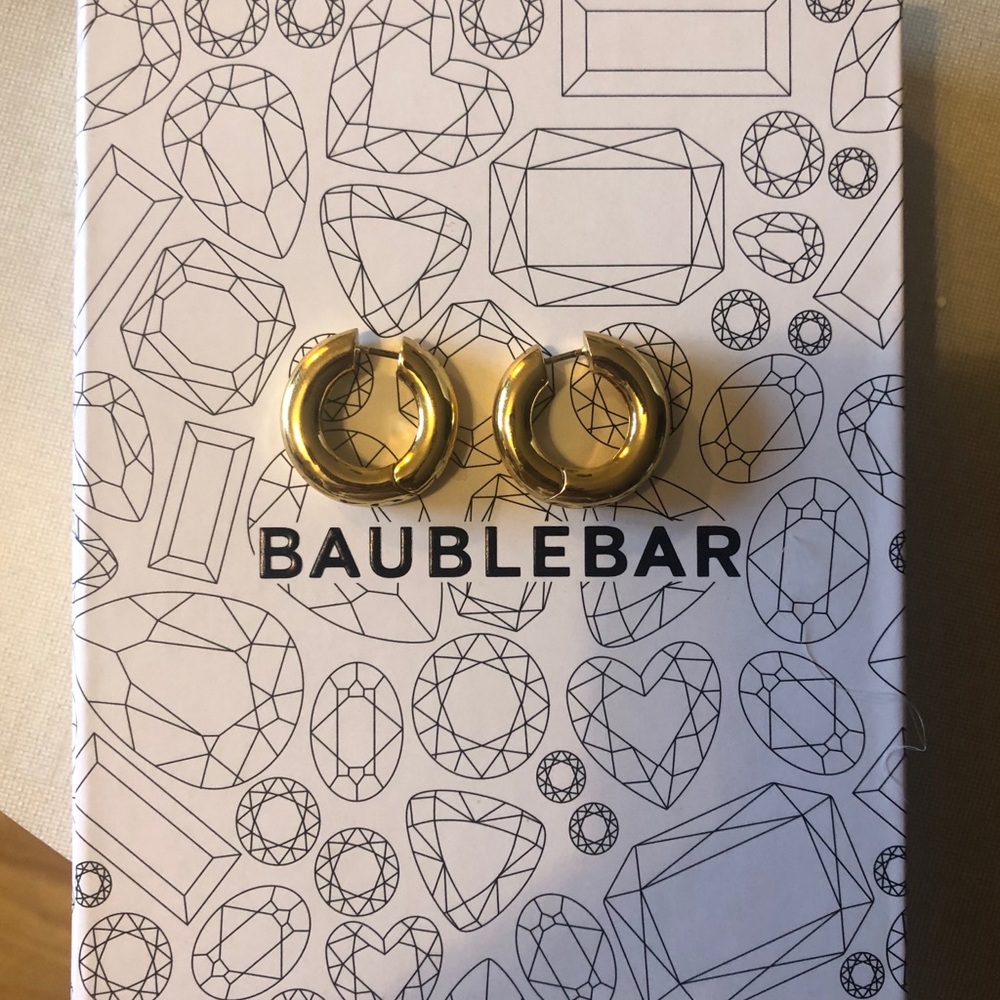 Baublebar Dalilah Gold Huggie Hoops